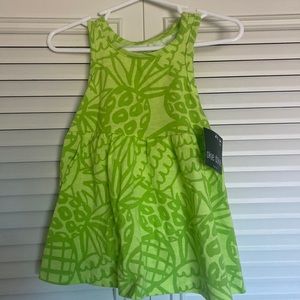 okie dokie lime green summer dress.